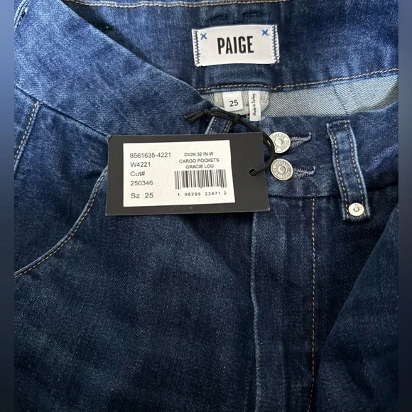 PAIGE Women's Dion 25 Cargo Pockets - Picture 4 of 7